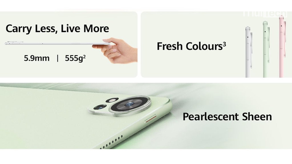 Màn hình và Kích thước Huawei MatePad 12 X