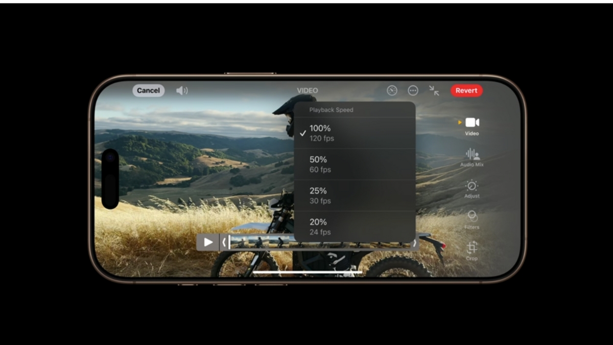 Camera của iPhone 16 Pro hỗ trợ quay video 4K@120FPS